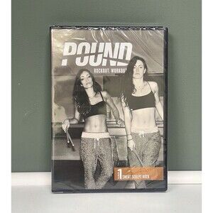 Pound: Rockout Workout Album 1 Sweat Sculpt Rock DVD, 2 Disc Set NEW Unopened